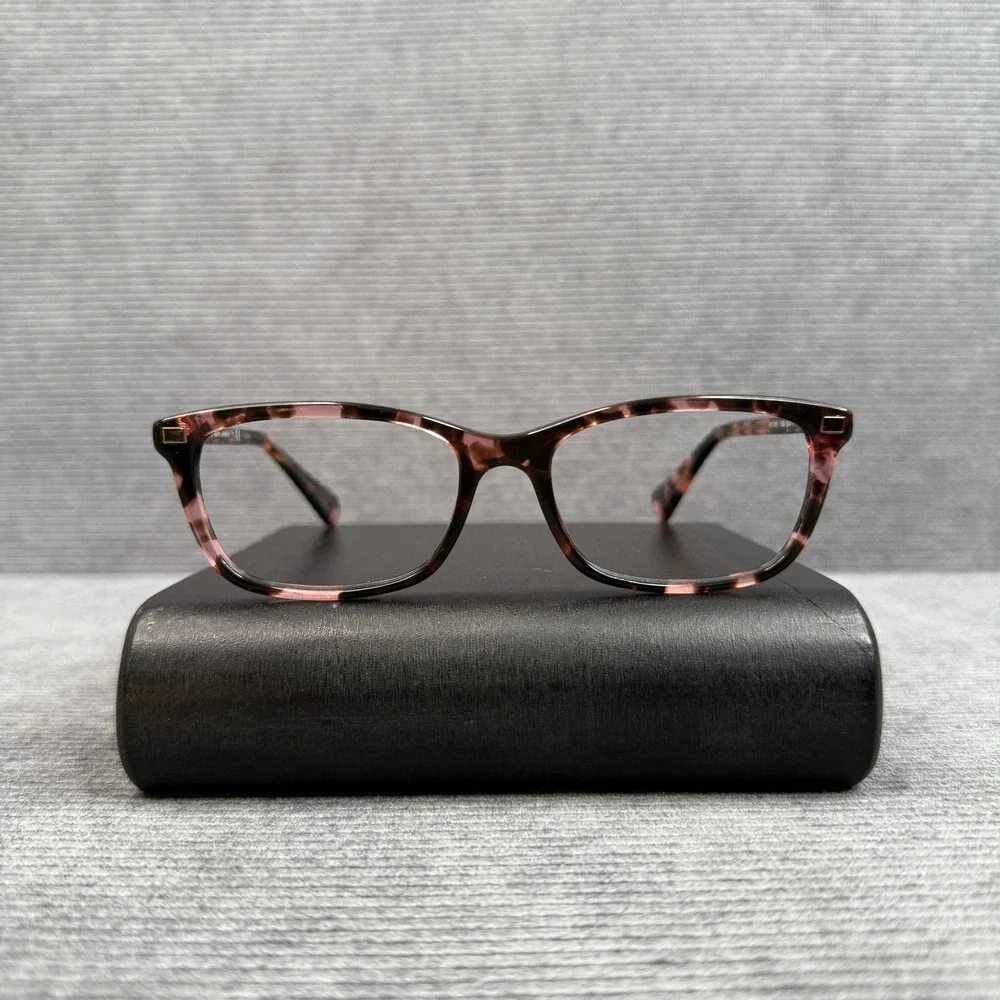 Ralph Lauren RA7089 1693 Pink Tortoise Rectangular Eyeglasses Frames 53-17-140
